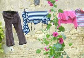 drying clothes