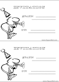 carte d invitation fete