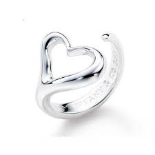 tiffany open heart ring