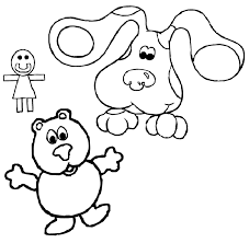 blues clues coloring book
