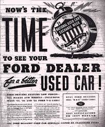 car newspaper ads