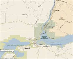 grand coulee dam map