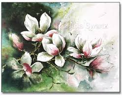 watercolor paintings flowers