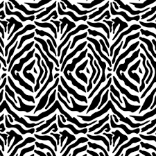 zebra print wall