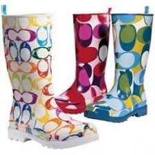 coach rainboots