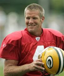 Favre ducked back inside