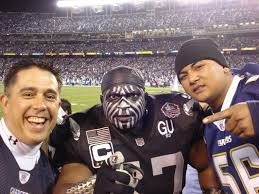 Raiders Chargers fans