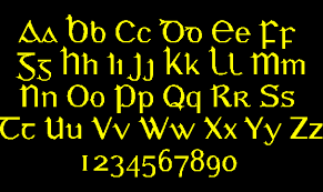 celtic calligraphy