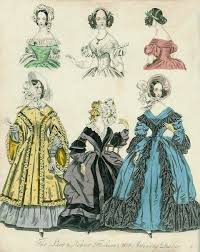 antique fashion prints