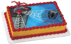 spiderman cake decorations