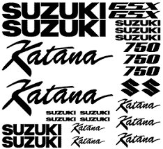 suzuki katana decals