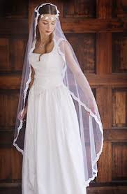 bridal mantilla