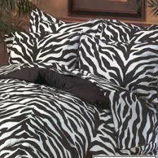 black zebra bedding
