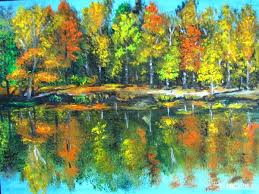 acrylic painting landscapes
