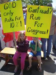 tea party signs