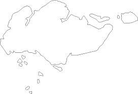 blank asia map