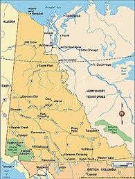 map of yukon