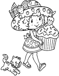strawberry shortcake coloring book