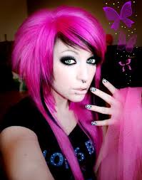 scene haircuts for long hair