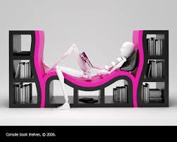 funky bookcase