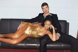 robin thicke and wife