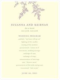 wedding programs designs