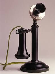 an old telephone