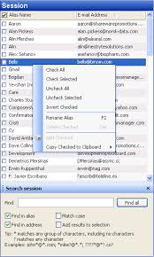 email contacts