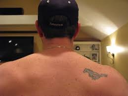 running horses tattoo