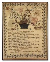 antique sampler