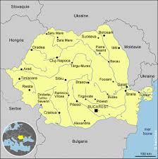 carte de la roumanie