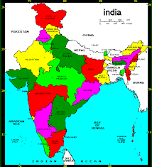 map of india