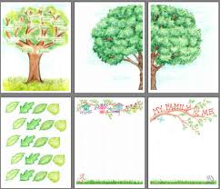 printable family tree