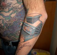 camera tattoo