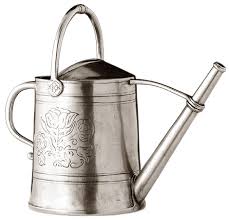 steel watering can