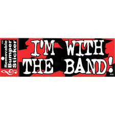 band bumper sticker