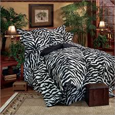 black zebra bedding