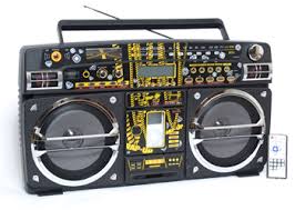 ghetto blaster ipod dock