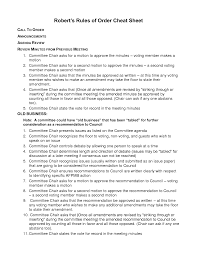 robert's rules
