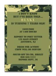 camouflage birthday