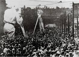 a man with a movie camera