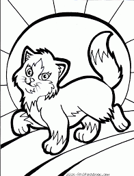 kitten coloring pages