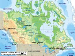 picture map of canada