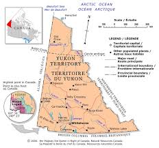 map of yukon