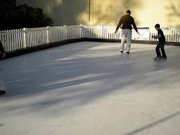 artificial ice skating