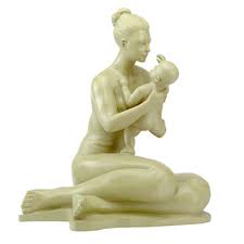 mother holding child
