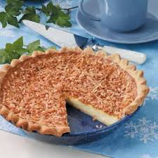 coconut custard pie