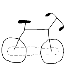 draw a bicycle
