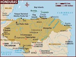 Map of Honduras