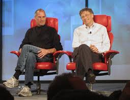 Steve Jobs and Bill Gates